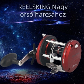 REELSKING dobos orsó tengeri horgászatra — speciálisan módosított