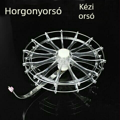 Áttetsző kettős csapágyas kézi kerék, Bagua kerék, szélkerék és teknősbéka kerék horgászorsókhoz