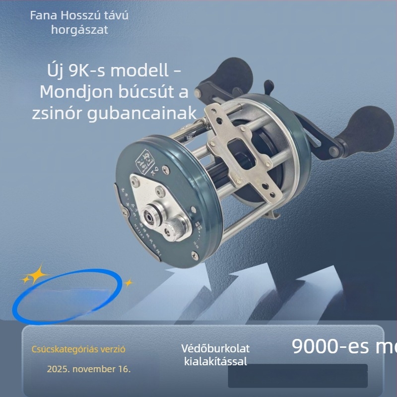 Fanna látható dobos horgászorsó 8000900011000130008K9K11K13K