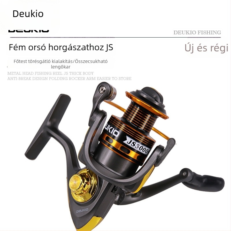 Fém spinningsorsó tengeri horgászathoz, sokoldalú