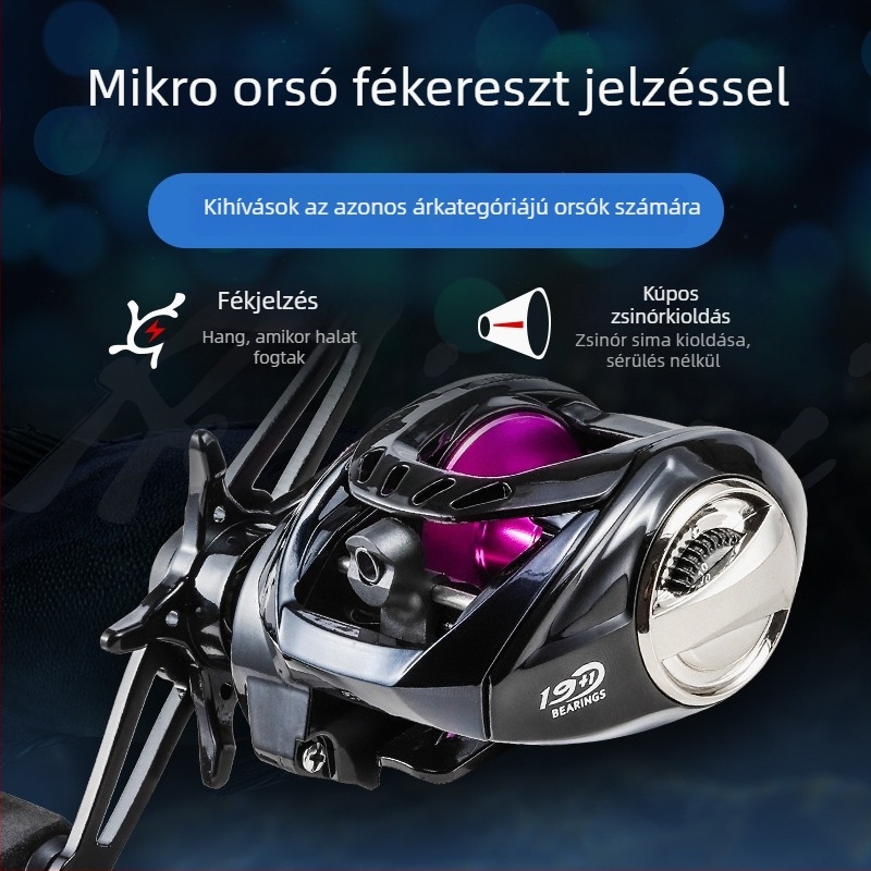 Sea Ghost fém vízcsepp orsó, általános célú mikrohorgászorsó hosszú dobásokhoz, erős szakítószilárdságú zsinór