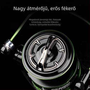 DEUKIO Spinning orsó teljesen fémből készül, hosszú dobásokhoz, műcsalis horgászathoz, általános célú