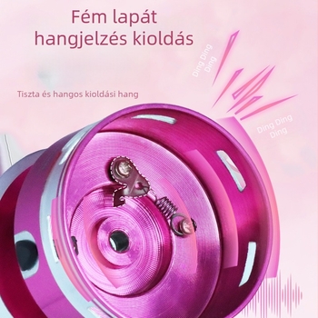 Qicheng Macaron spinningorsó hosszú dobásokhoz, sokoldalú, fém zsinórorsó