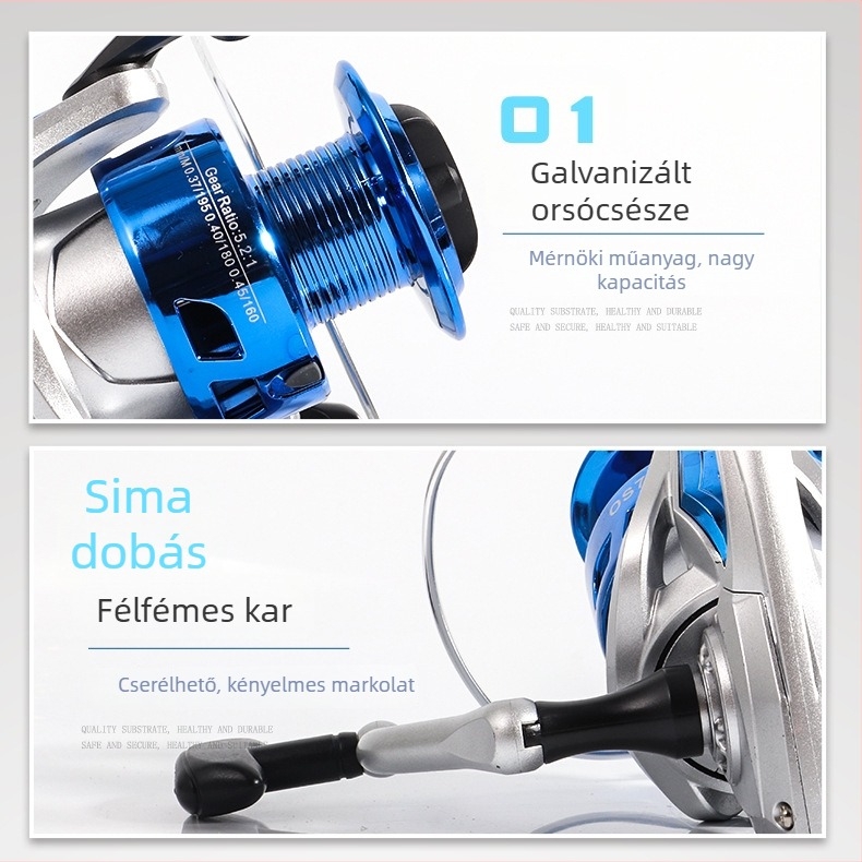 1000-7000 sorozatú spinning orsó tengeri horgászathoz