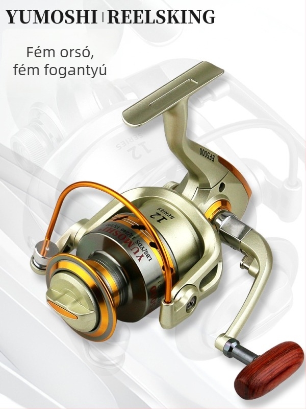 YUMOSHI EF fém spinning orsó