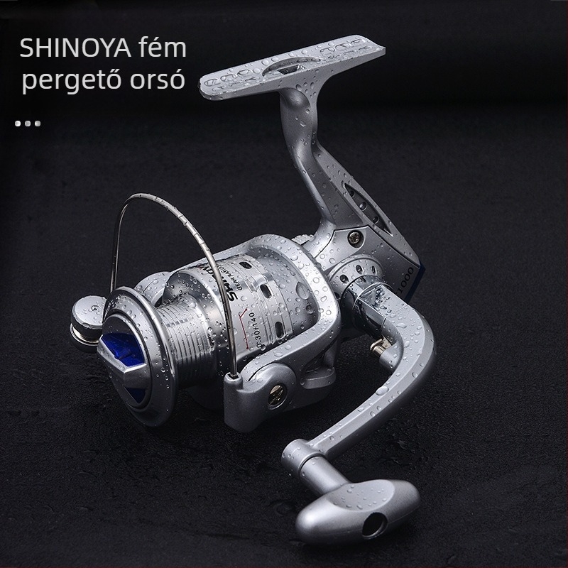 SHINOYA fém spinningorsó horgászathoz hosszú dobásokhoz