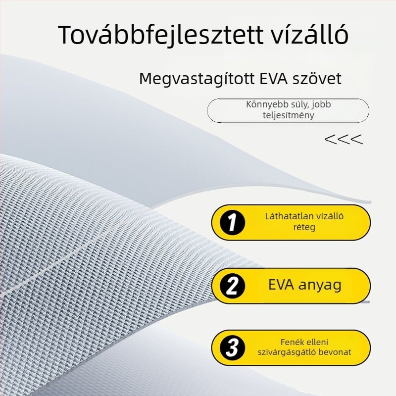 EVA egész testet fedő esőkabát, hosszított és vastabb, uniszex, kültéri használatra