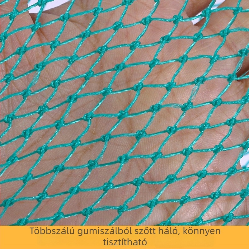 Élőhalas hálós zsák apró szemű hálóval, lapos aljjal
