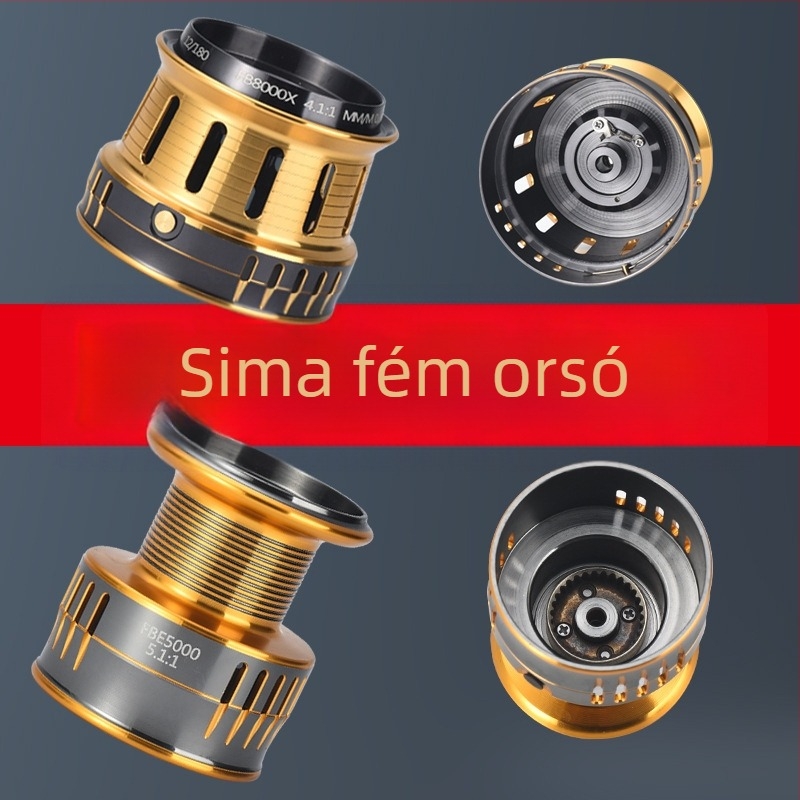 Kemeilong teljesen fém spinningorsó, sós vízálló, hosszú dobás, modell 10000