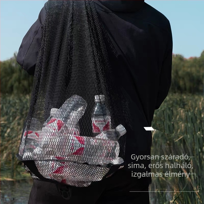 Hordozható, összecsukható halászháló kis szemekkel – könnyű és kompakt