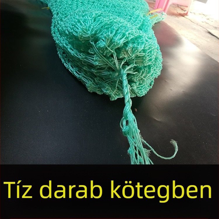 24 szálból készült kézzel szövött hálós táska, nagy fogásokhoz, horgászathoz