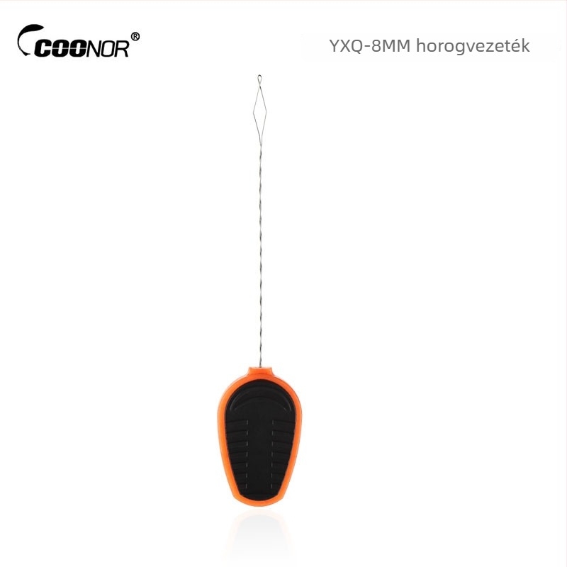 Európai stílusú pontyhorgászathoz horogkötő huzalvezető perforált ólommal, YXQ-8MM