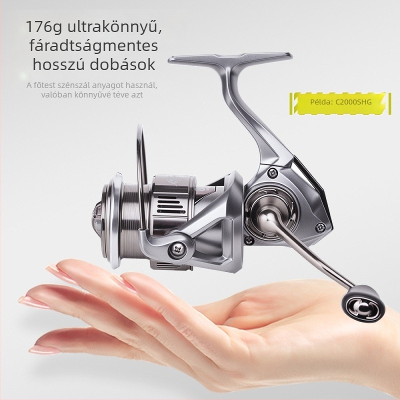 baitlure Szénszálas testű pergető orsó, sekély dob, könnyű mikrocsalikhoz és hosszú dobásokhoz