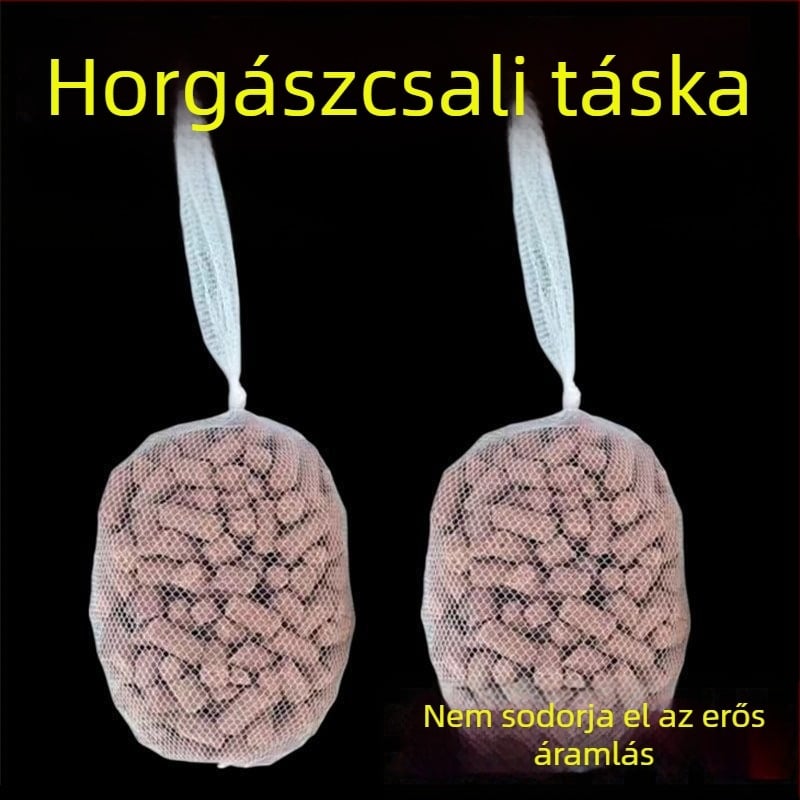 Granulált csali zacskó gyorsfolyású vízhez — tartós, fixpontú hosszú távú dobóeszköz