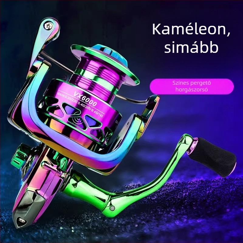 Színes teljesen fém spinning orsó hosszú dobásokhoz