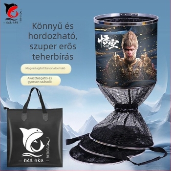 Hordozható vastagított gyorsan száradó halvédő – kerek, kis halas táska