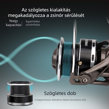 Ultra hosszú dobású baitcasting orsó, modell 12000 tengeri horgászathoz