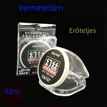 Magic Silk horgász előke – szintetikus lézeres bevonatú PE/nylon, ultra-érz, 80 m