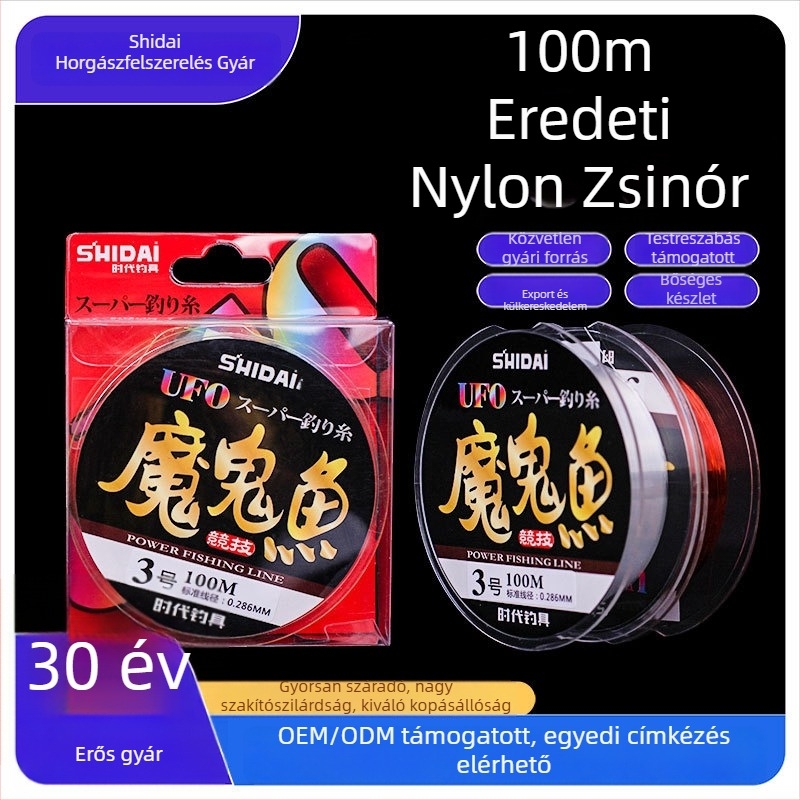 Era PE monofil főline, 100 m, dobó- és tengeri horgászatra
