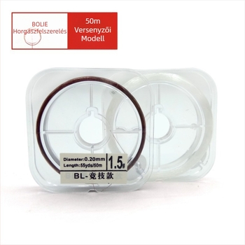 Hunting nejlon horgászvonal – fő- és kiegészítő vonal, 50 m, sellő szín
