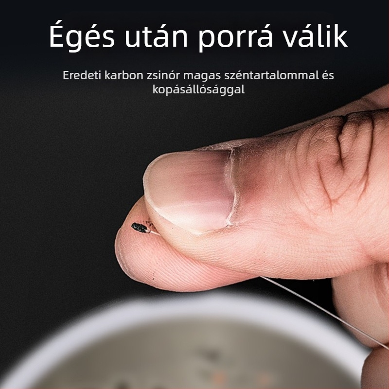 Teljes szénből készült vezetőzsinór műcsalikhoz, tiszta szénből készült zsinór