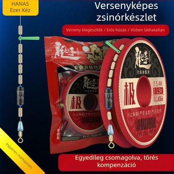 Kézzel készített nylon line rig készlet versenysporthoz