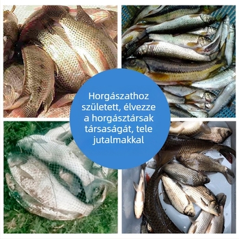 Szőtt nylon damil halászhálókhoz, nagy szilárdságú, kézi tekerés