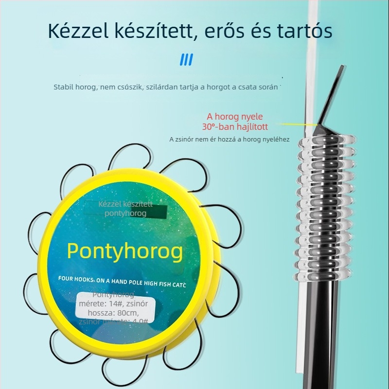 Loach horgászathoz speciális horog-rig alhálóval