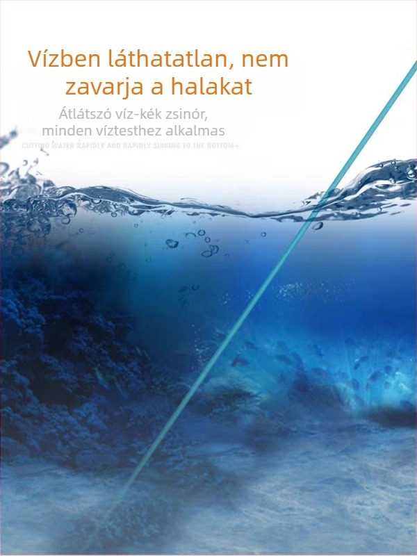 Nylon zsinórkészlet nagy pontyokhoz, teljesen összeállított fő zsinór és megerősített nylon