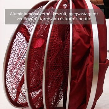 Nylonból készült halvédő háló antiakadás kialakítással horgászathoz