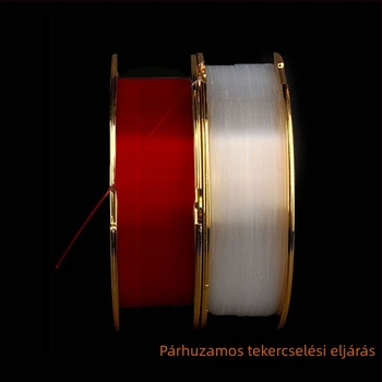 Fő- és segéd zsinór készlet, nylon, extrém erős, 100 m, alacsony láthatóságú