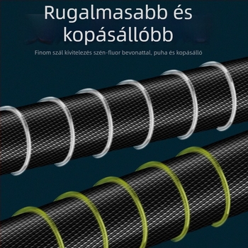 104 m nylon horgász zsinór, rendkívül puha, csomózás elleni, fő zsinór és vezető zsinór