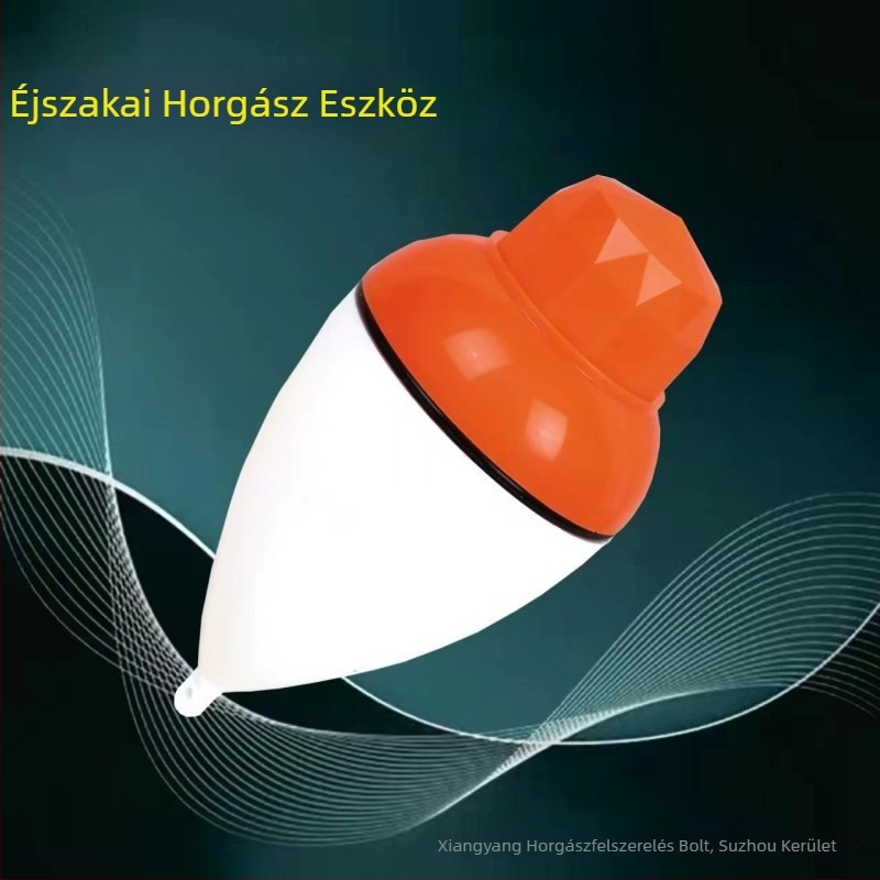 Zöld LED-del világító elektronikus pecabot úszó, 12 s időzítő, 50–100 g súlyok, harapásérzékelés