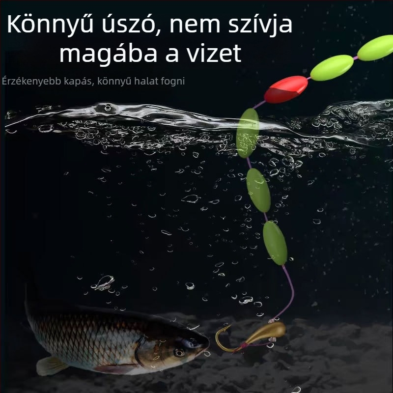 Seven-Star úszókészlet horgászathoz — hagyományos kárász úszók, nagy érzékenység, csomag nagykereskedelmi