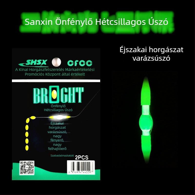 Sanxin önfénylő hétcsillagos úszó éjszakai horgászathoz