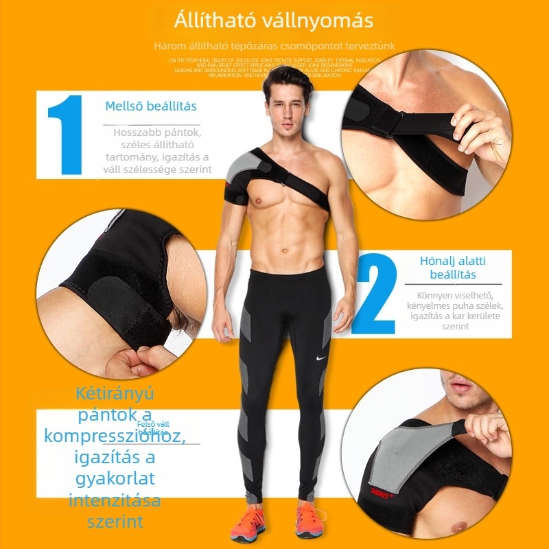 Állítható sport vállvédő