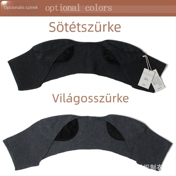 Gyapjú vállmelegítő, kötött, uniszex, őszi–téli