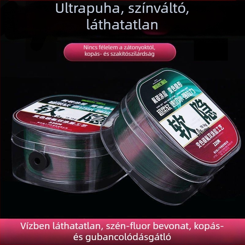 Pontozott nylon horgász damil a főline és a vezető számára, tengeri bothoz, dobásra és műcsalikhoz