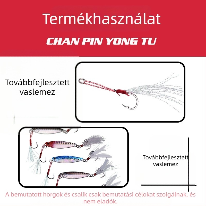 Yudeli 8‑szálas fonott PE horgász zsinór, piros‑fehér, tengeri horgászatra, vezető fonat, nagy szakítószilárdságú