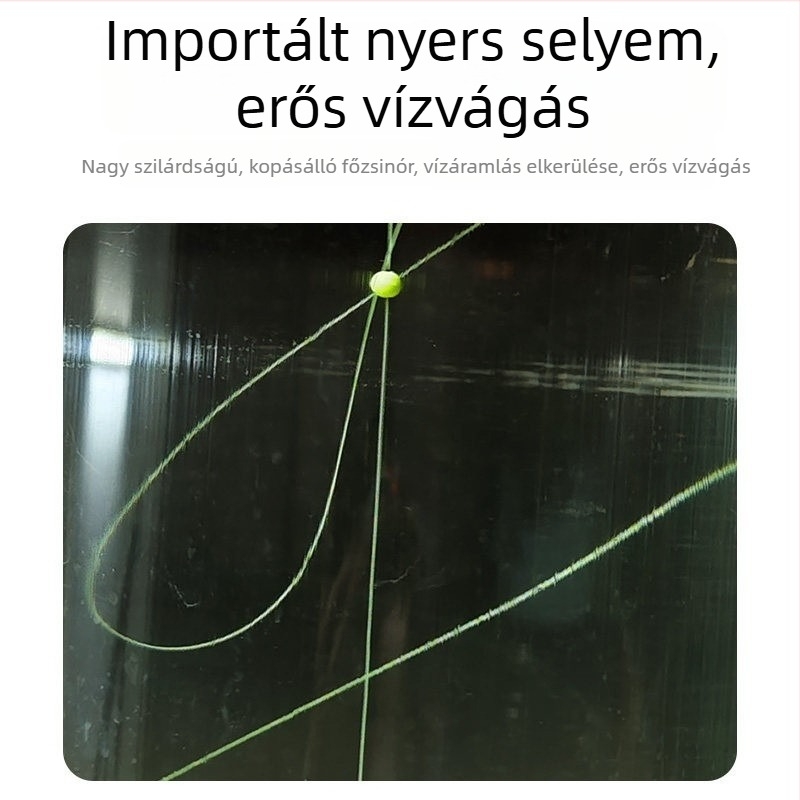 Xiaoqi garnéla horgász készlet: nailon zsinór fix úszóval, gömb alakú úszó, egy horog, kész zsinórkészlet