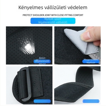 Edzésre tervezett vállpánt mellkasi támasz, védő kompressziós vállpánt röplabdához, univerzális méret