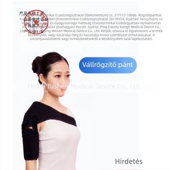 Vállfixáló pánt diszlokált vállhoz és stroke utáni féloldali bénuláshoz