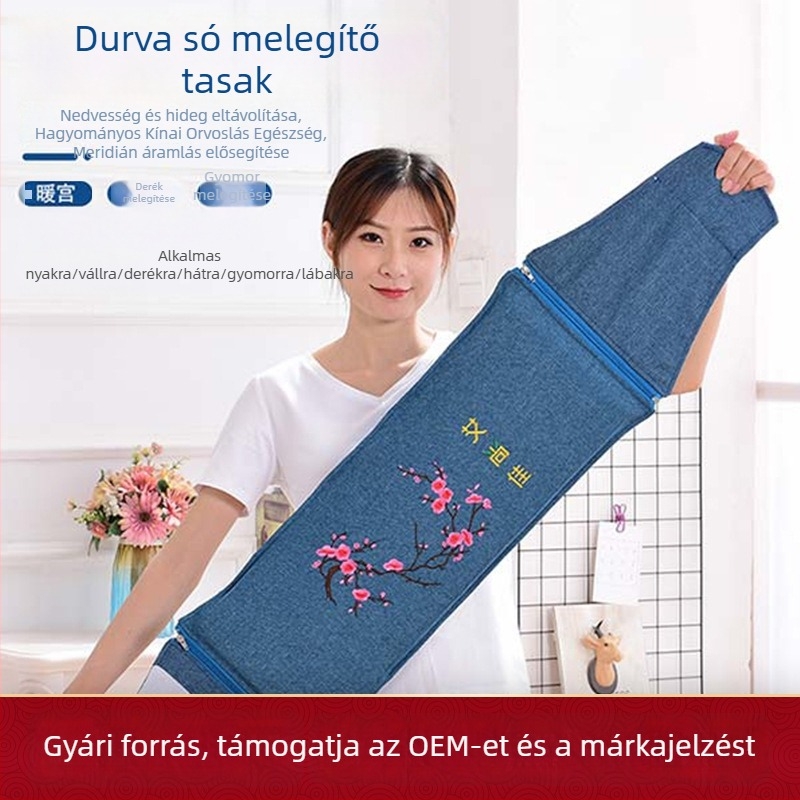 Deréktáji, váll- és hátmelegítő tengervízzel töltött sótáska – otthoni használatra melegítő tömörítés