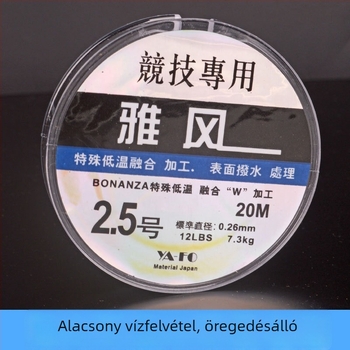 Ya Feng nylon horgász zsinór, 20 m, átlátszó fő zsinór és előke zsinór, univerzális