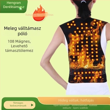 Férfiak és nők számára meleg vállvédők, önmelegítő deréköv és támasztó pántok, mellény a hideg ellen