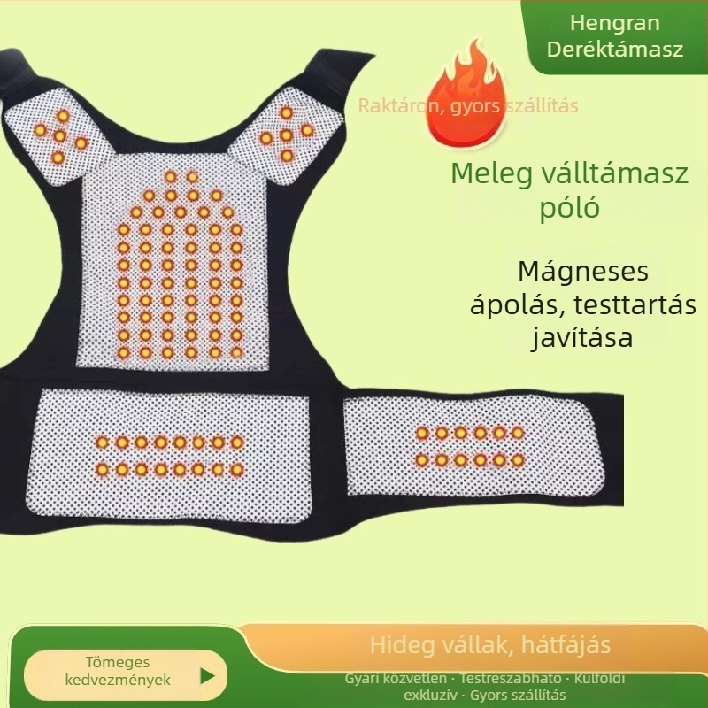 Férfiak és nők számára meleg vállvédők, önmelegítő deréköv és támasztó pántok, mellény a hideg ellen