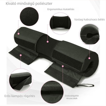 Habos vállpárna guggoláshoz és súlyemeléshez