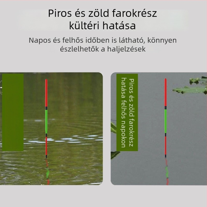 Vörös-zöld farkú horgászúszó, 60 cm hosszú, rendkívül érzékeny, rogue drift vegyes karp fajtákhoz