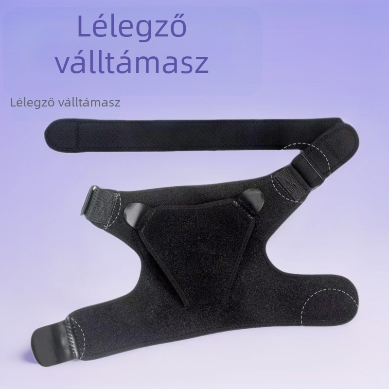 Légáteresztő, állítható vállvédő egy vállra – férfiaknak és nőknek, sportos védőeszköz