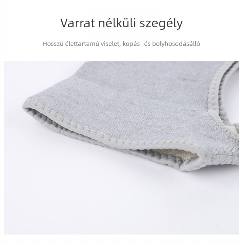 Bambusz-szén vállvédő – vékony, meleg, alvásra tervezett, pamut-elasztán anyagú a váll és a nyak számára